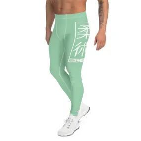 Men's Athletic Workout Leggings For Jiu Jitsu 010 - Vista Blue