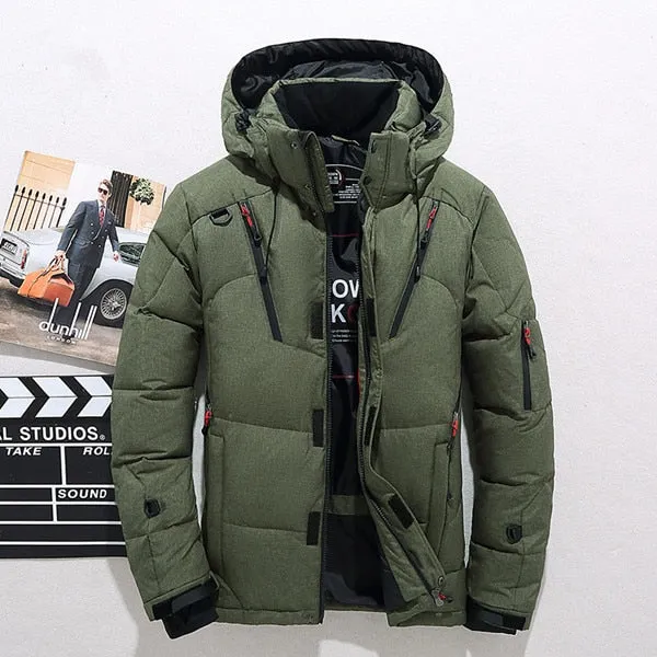 2018 Winter Jacket Men New Fashion Thick Hooded Fur Collar Parka Men Coats Casual Padded Men's Jackets Male Clothing