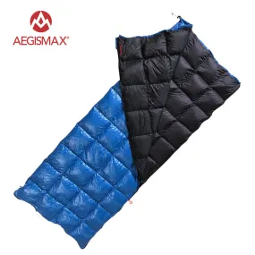 AEGISMAX Ultra Light 90% White Duck down sleeping bag camping Envelope type sleeping bag Ourdoor and Family