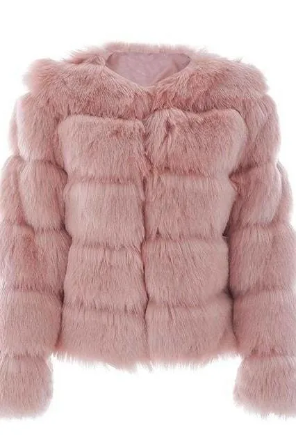 Arctic Faux Fur Coat