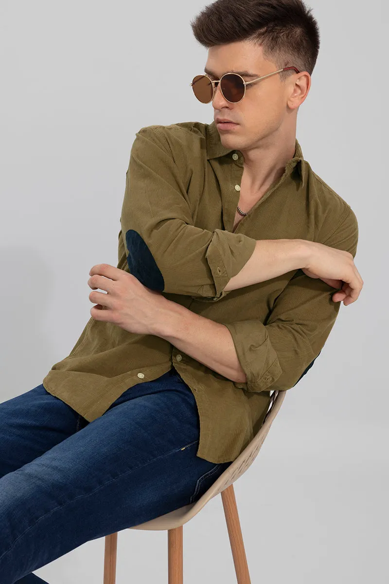 Authentic Sand Brown Corduroy Shirt