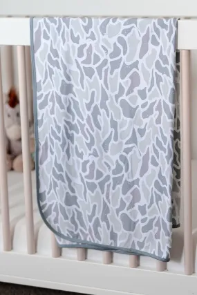 Baby Swaddle - White Camo