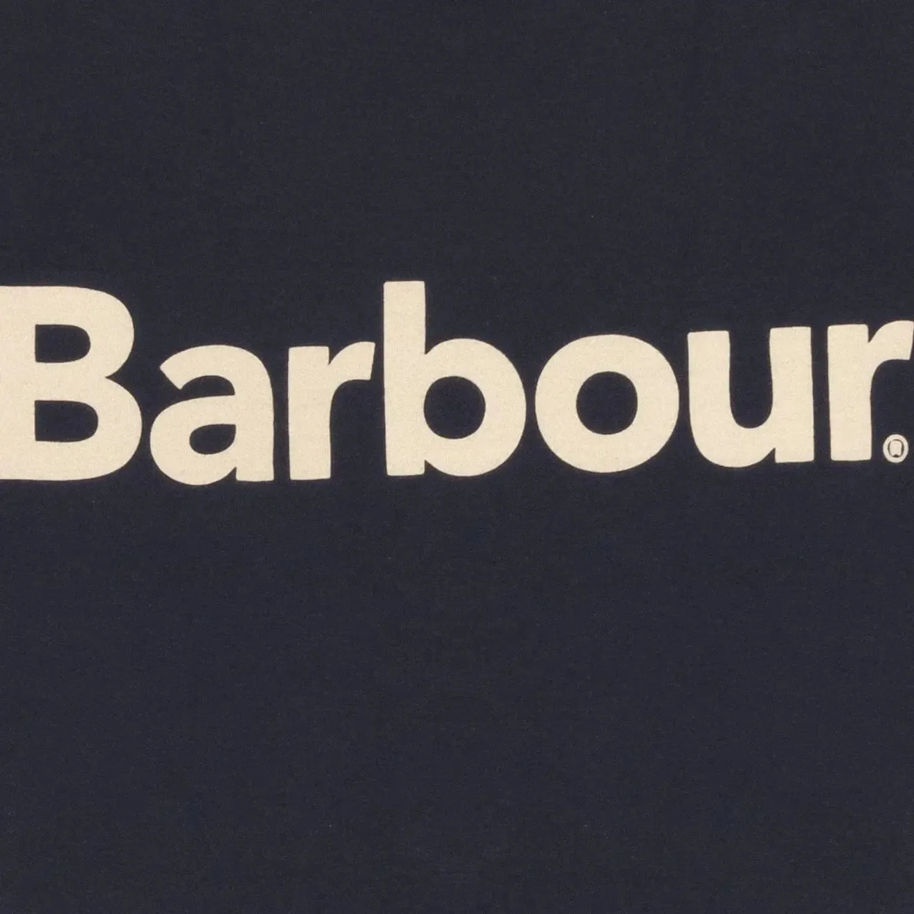 Barbour Logo T-Shirt New Navy