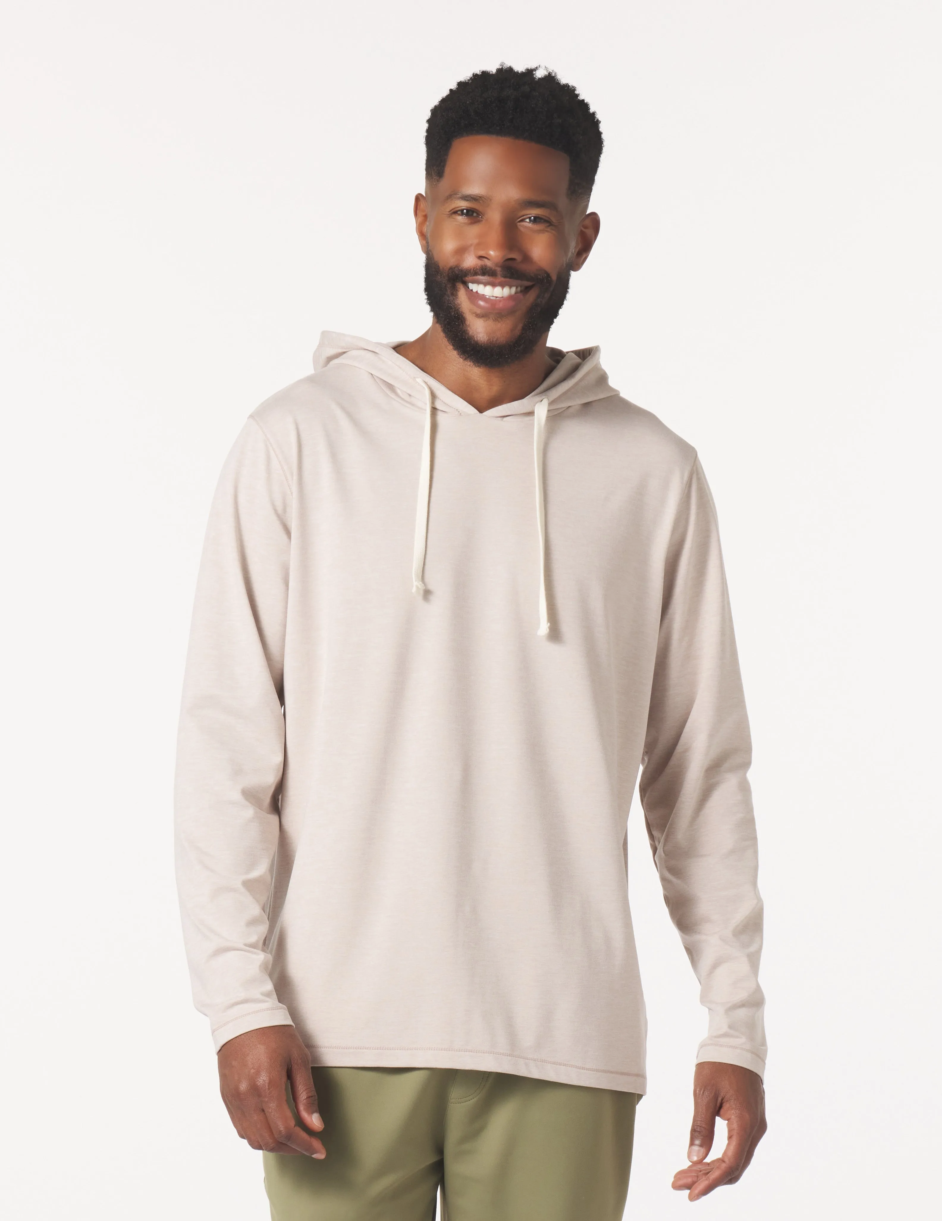 Bedford Hoodie: Oatmilk Marble