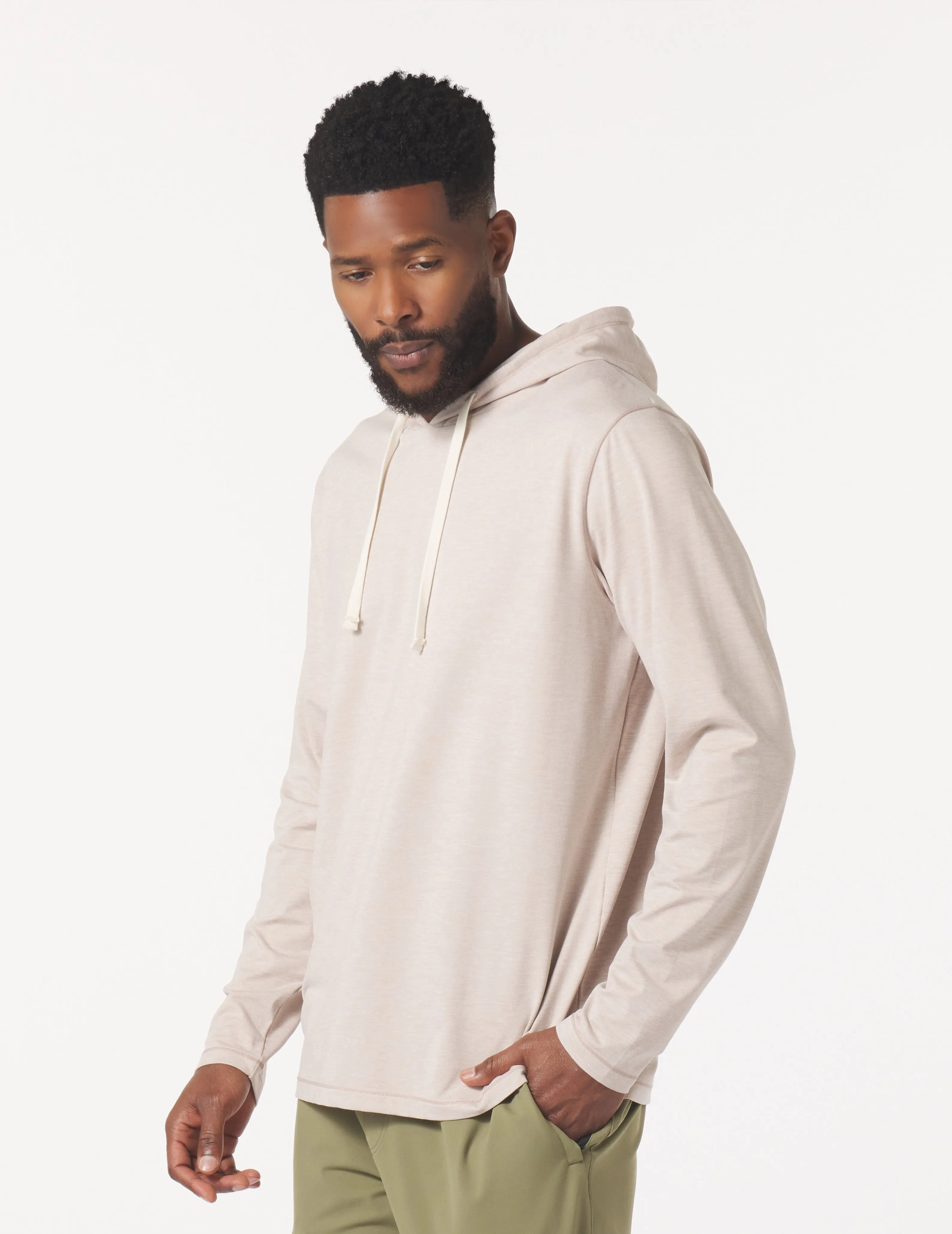 Bedford Hoodie: Oatmilk Marble