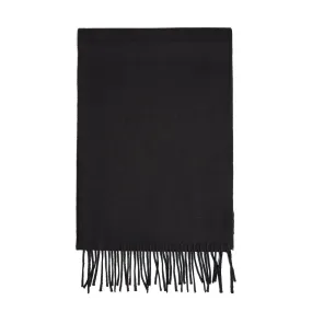 Stylish Black Wool Scarf