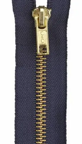 Brass Separating Zipper 24"