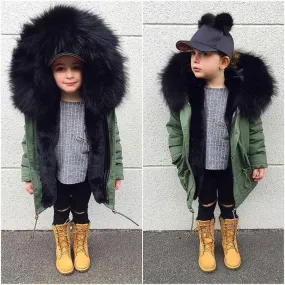 Children's Faux Fur Coat