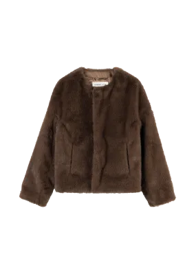 Clean faux fur coat