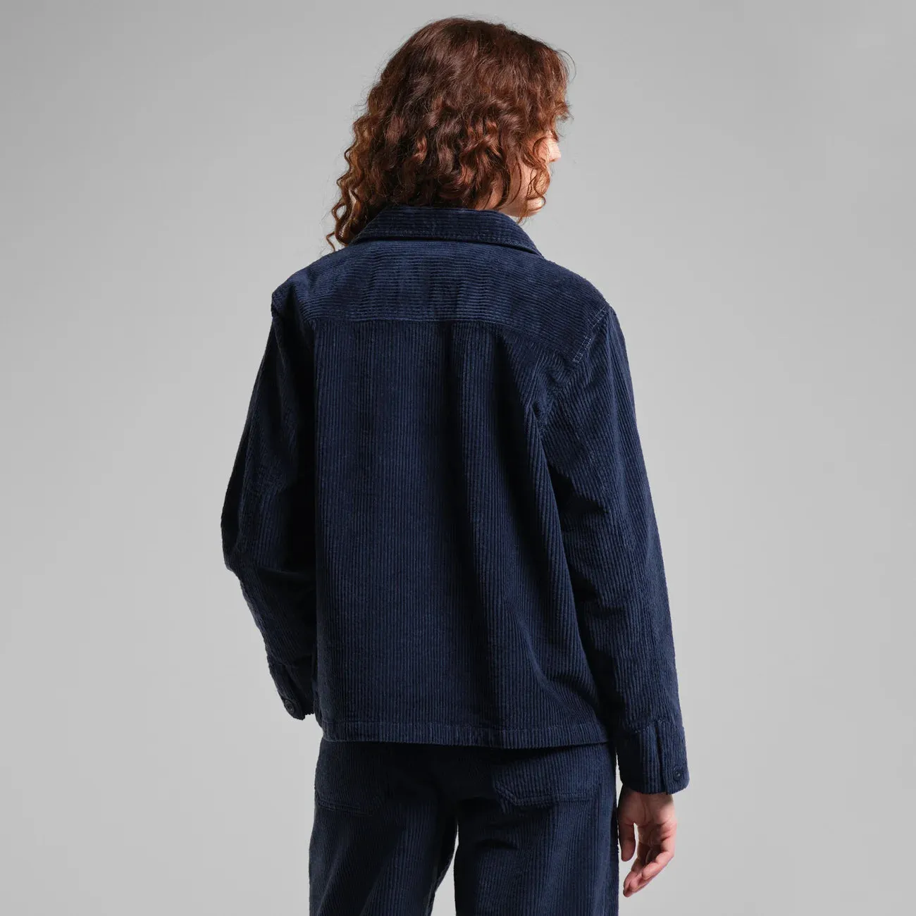 DEDICATED Stiby jacket corduroy navy women