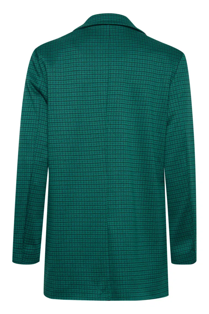 Ichi Kate Cameleon Oversized Blazer-Cadmium Green-20119375