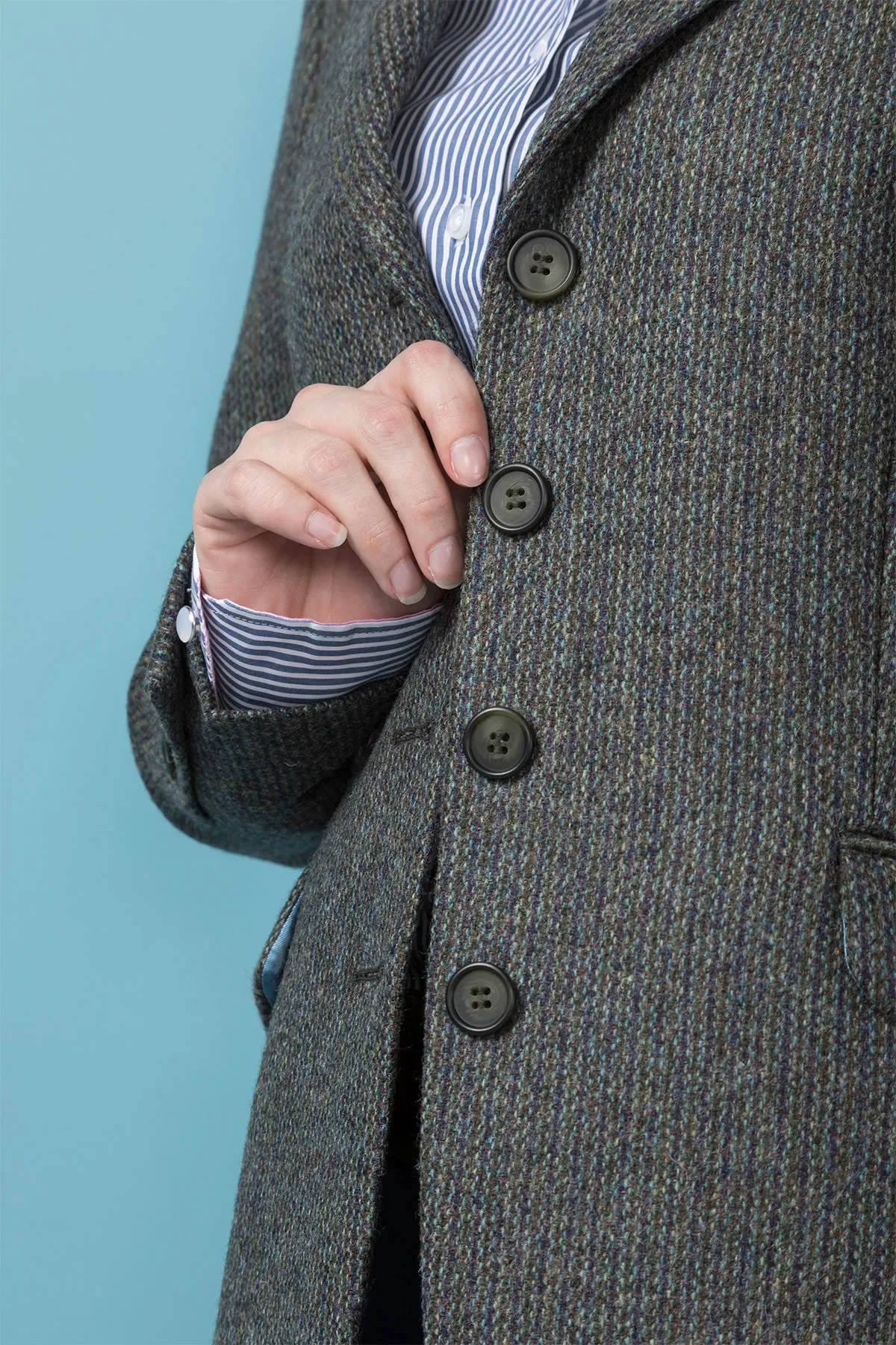 Womens Long Tweed Blazer