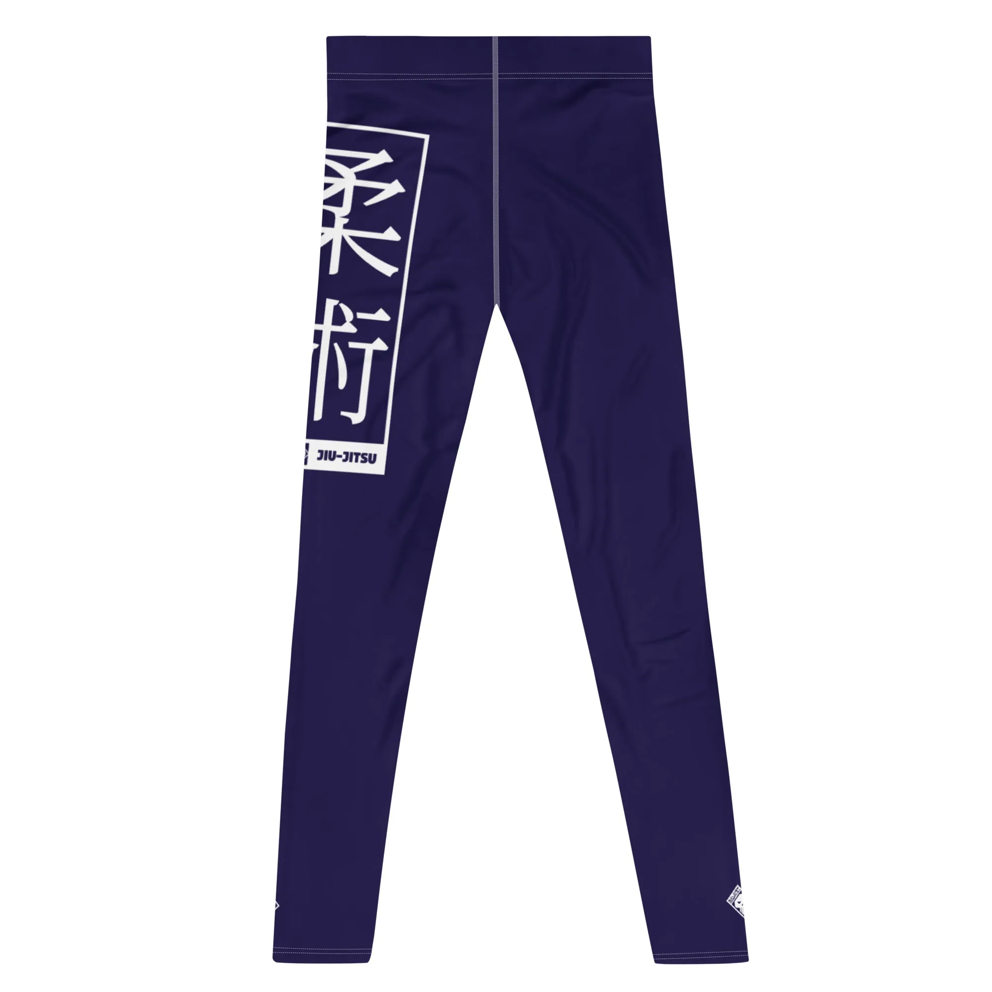 Men's Athletic Workout Leggings For Jiu Jitsu 002 - Midnight Blue