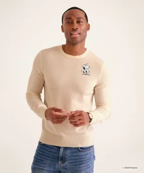 Luxury Mens Cashmere Snoopy Golf Sweater - Soft, Stylish, and Comfortable Performance Wear